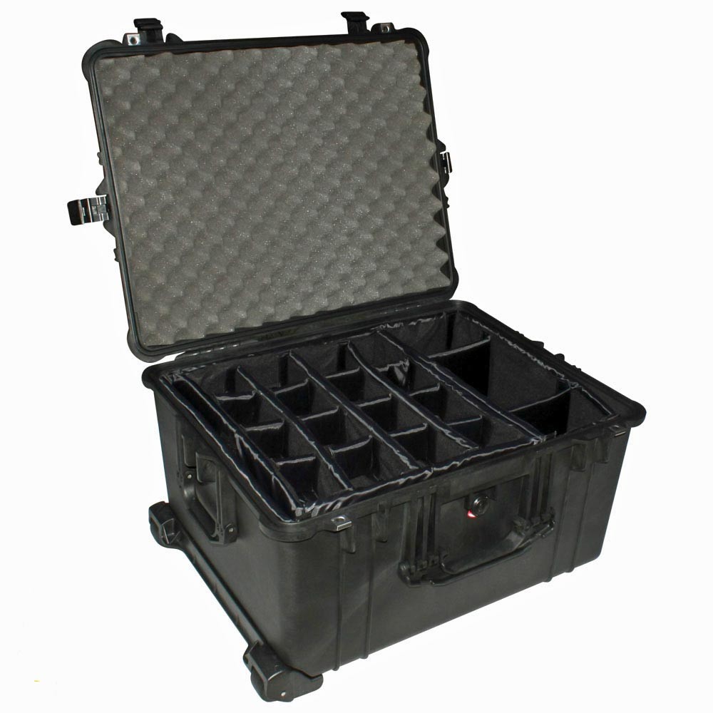 Afbeelding van Peli™ Case 1624 Koffer Groot Zwart met Vakverdelers