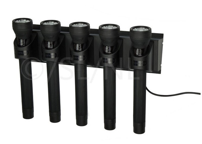Afbeelding van Streamlight Laadstation 230V met vijf SL-20LP Full LED zaklampen zwart